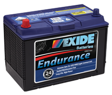 EXIDE ENDURANCE SUV/4WD/LIGHT COMMERICAL BATTERY Without Fitting