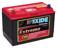 EXIDE EXTREME SUV/4WD/Light Commerical BATTERY Without Fitting