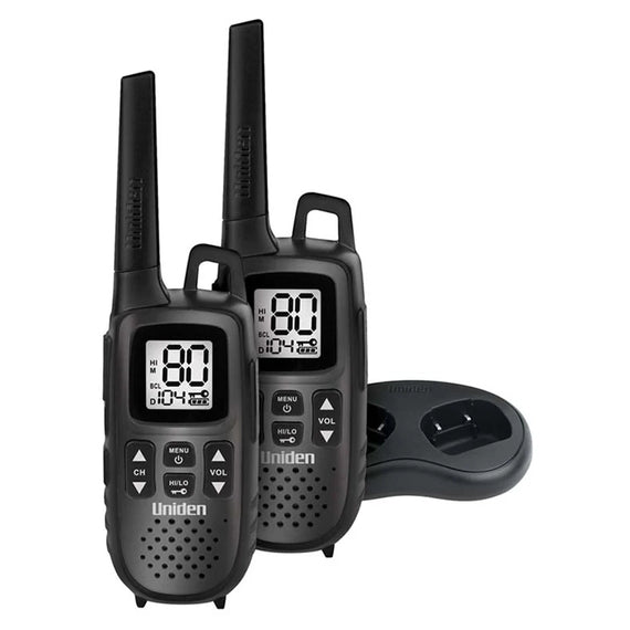 Uniden UH615-2 (Twin Pack) UHF 1.5Watt CB Handheld 2-Way Radio walkie talkie 10+km 80 channels AU/NZ