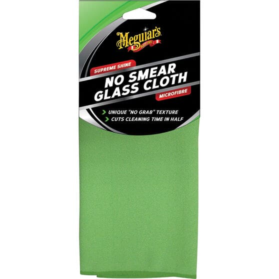 MEGUIARS NO SMEAR GLASS CLOTH LRG 40x 40cm